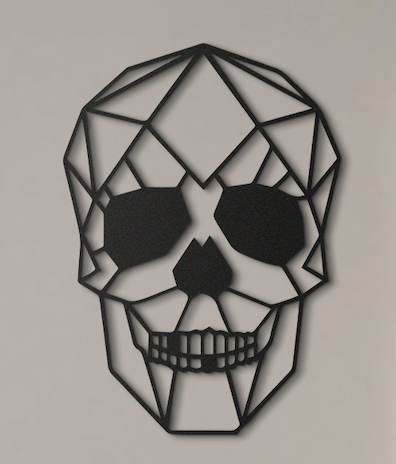 Skull Metal Table