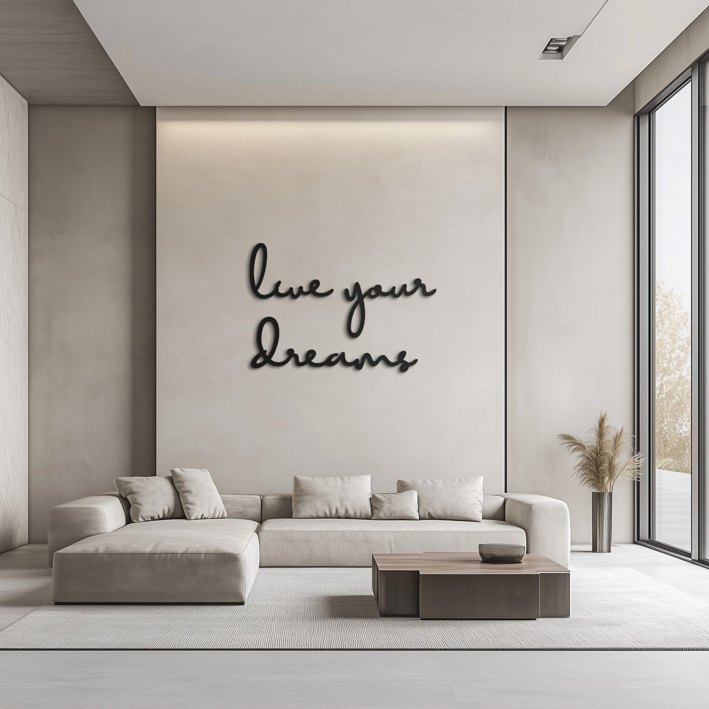 Live Your Dreams Metal Painting