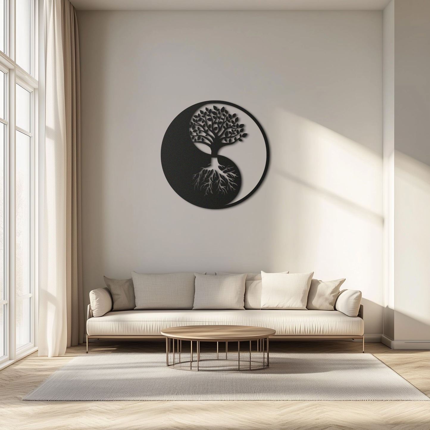 Yin Yang Tree Decor Table